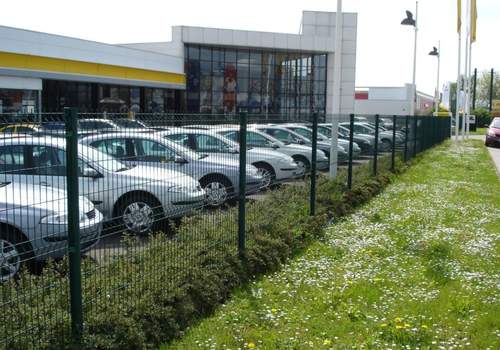 Ограждение парковки парковки автосалонов в Бузулуке