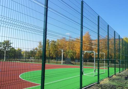 3Д забор для футбольной площадки в Бузулуке